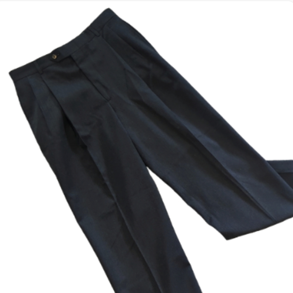 Nordstrom Wool Dress Pants Black Size 30 Regular